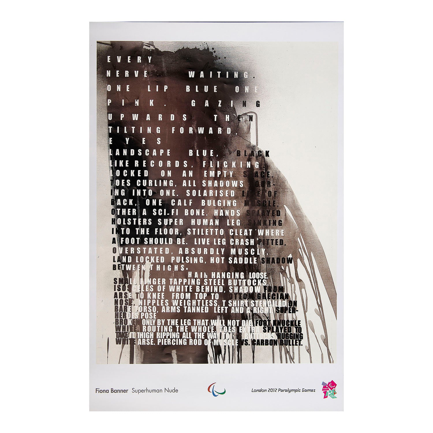 London 2012 Paralympic Games poster, Superhuman Nude